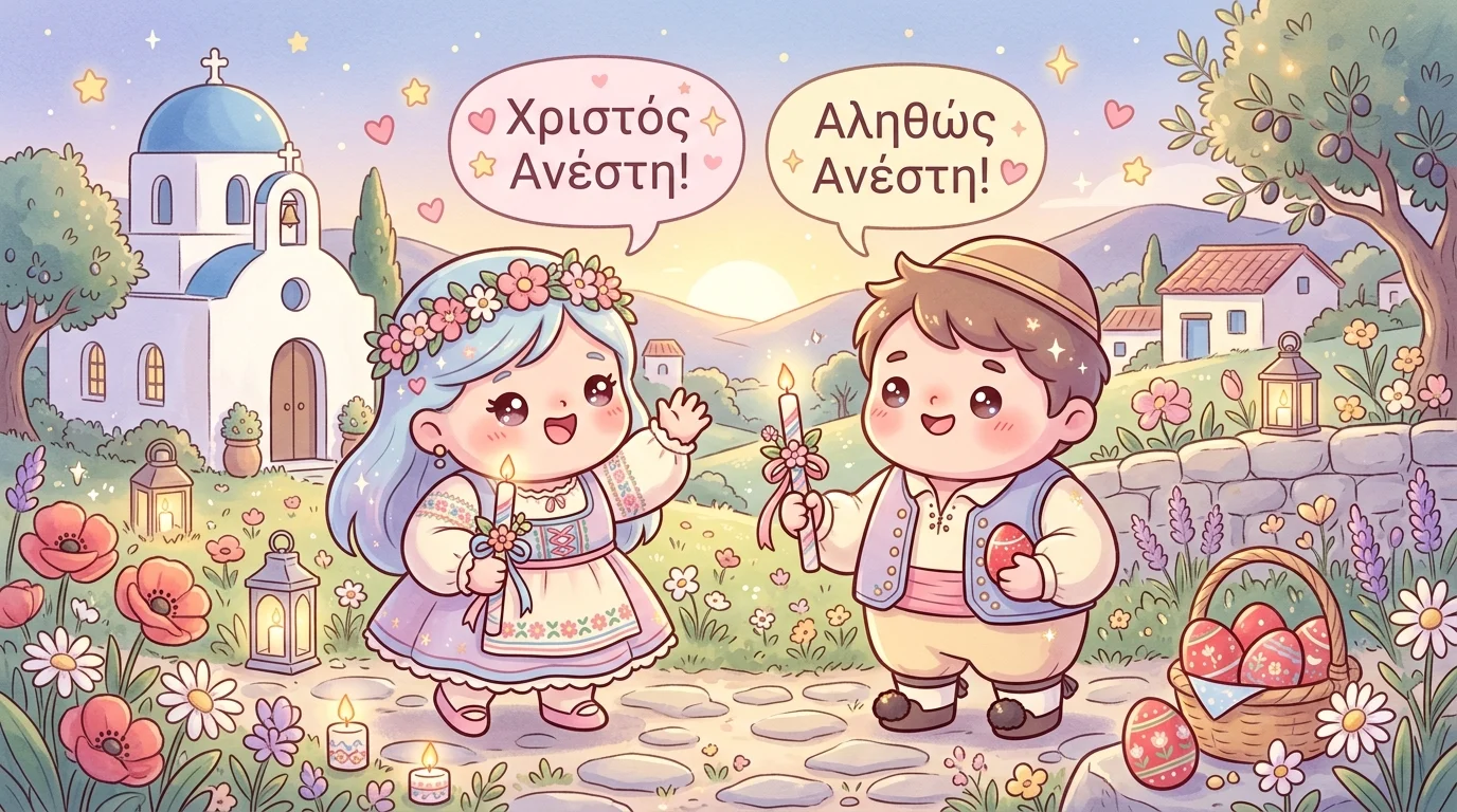 Best Christos Anesti Responses in Greek